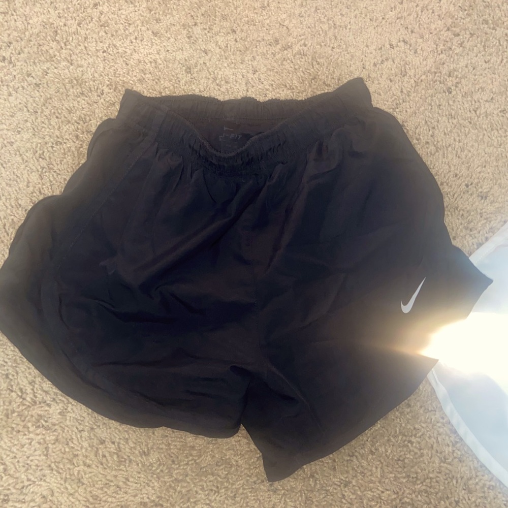 black nike shorts